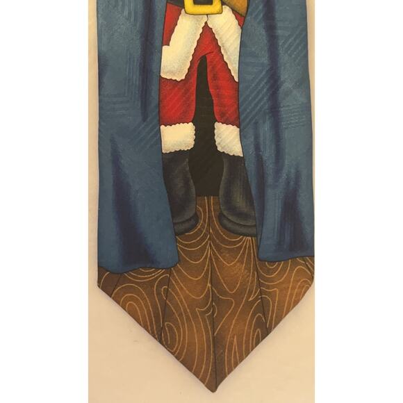 Daland Designs Christmas Tie Santa Necktie (doesn’t Light Up) Blue Red - Picture 5 of 11